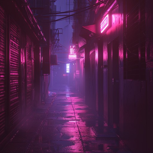 Experience a nostalgic journey through an urban cityscape, where retro synthesizers paint a chillwave landscape. The ambiance is gritty yet serene, offering reflective moments among the hustle.