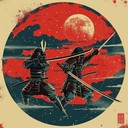 epic instrumental anime music song depicting starry samurai adventures