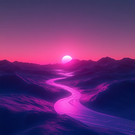 Immerse yourself in the vibrant soundscape of 'neon desert dreams', a soulful electro track that blends smooth synths, deep basslines, and rhythmic percussion to capture the essence of a futuristic desert landscape awash in neon lights. Think warm, pulsating beats with an undercurrent of melancholy and introspection, perfect for late night drives or introspective moments.