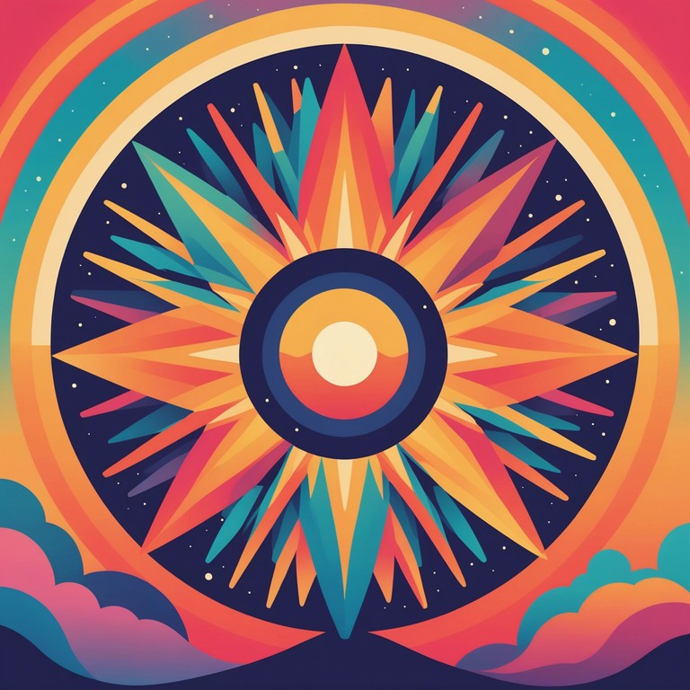 This track embodies a transcendent exploration through layers of lush synths and echoing beats, creating a dream like atmosphere that calls to mind the vivid swirls of a kaleidoscope. The composition spirals upwards in energy, reflecting a sense of optimism and boundless possibilities.