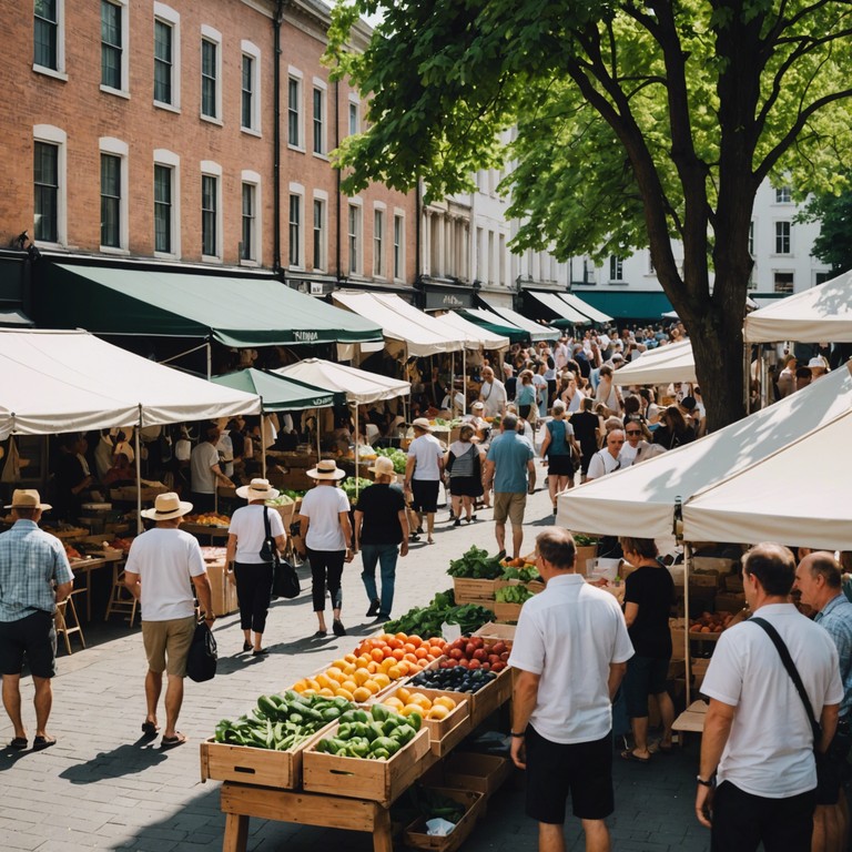 A lively track combining classic funk with splashes of acid jazz to celebrate the essence of sunny urban life. Groovy bass lines and punchy horns create a scene of dancing in sunlit squares, where every beat syncs with the pulse of the city's vibrant life.