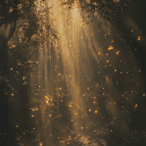 An ethereal journey through a primordial forest where ancient trees communicate through soft whispers carried by the wind. The ambient soundscape weaves together nature's subtle sounds with haunting melodies, creating an immersive and meditative experience.