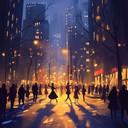 energetic beats meet theatrical urban night