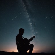 gentle guitar echoes under starlit skies