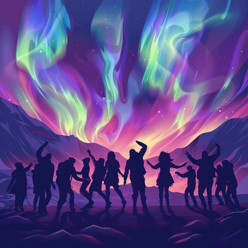 An upbeat and joyful suomipop song infused with electronic melodies and rhythmic pulses reminiscent of summer festivities in finland. This instrumental brings a sense of ecstasy and fun, ideal for lively gatherings and midnight sun dances.