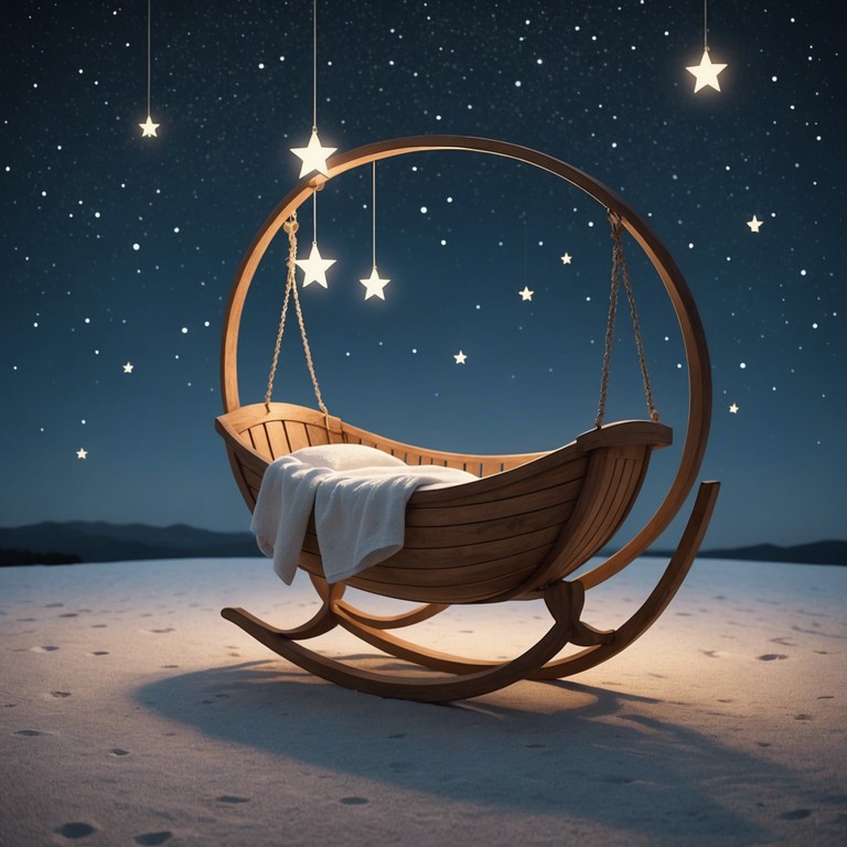 Stars rock the sleep extends the gentle caress of soothing harmonies that cradle the spirit, fostering a tranquil sleep under a twinkling canopy.