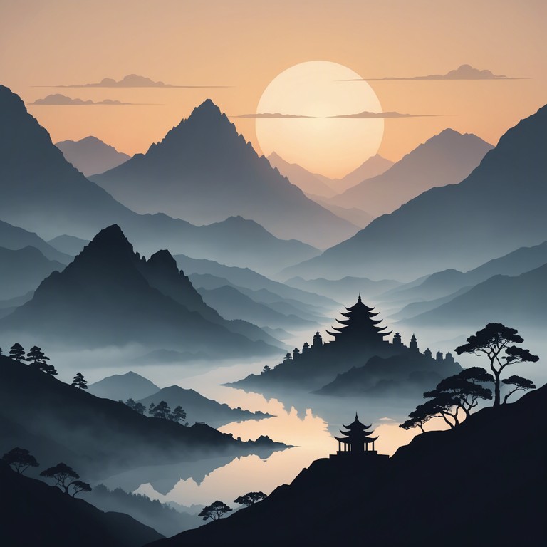 This track brings forth the ambiance of ancient temples surrounded by mist, where each note played on the dulcimer resonates with the wisdom of bygone eras, evoking a journey back in time through music.
