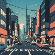 uplifting melody captures new day in tokyo