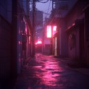 delicate synths weave hope through dystopian cyberpunk streets