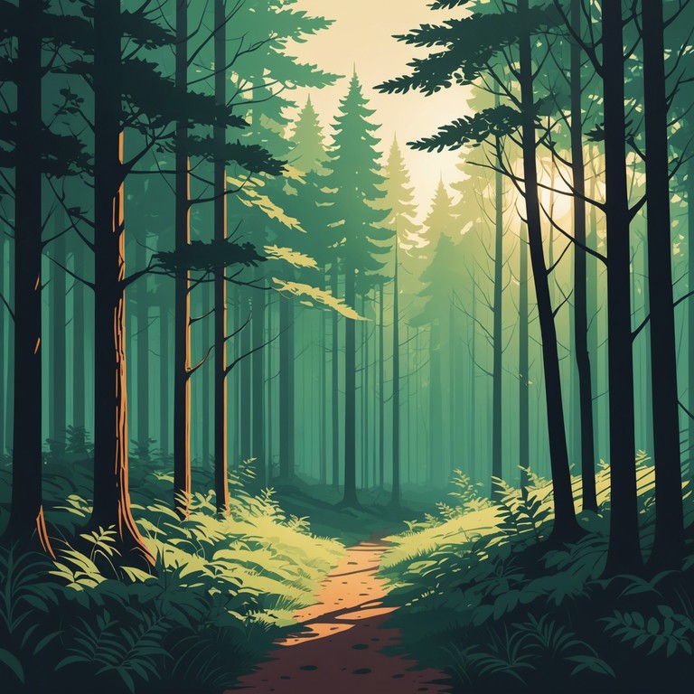 An evocative track that blends acoustic guitar harmonies with the natural sounds of the forest, creating a dreamlike atmosphere ideal for introspective moments. The music flows gently, inviting the listener into a serene, folk infused dreamscape that resonates with the soul of the woods.