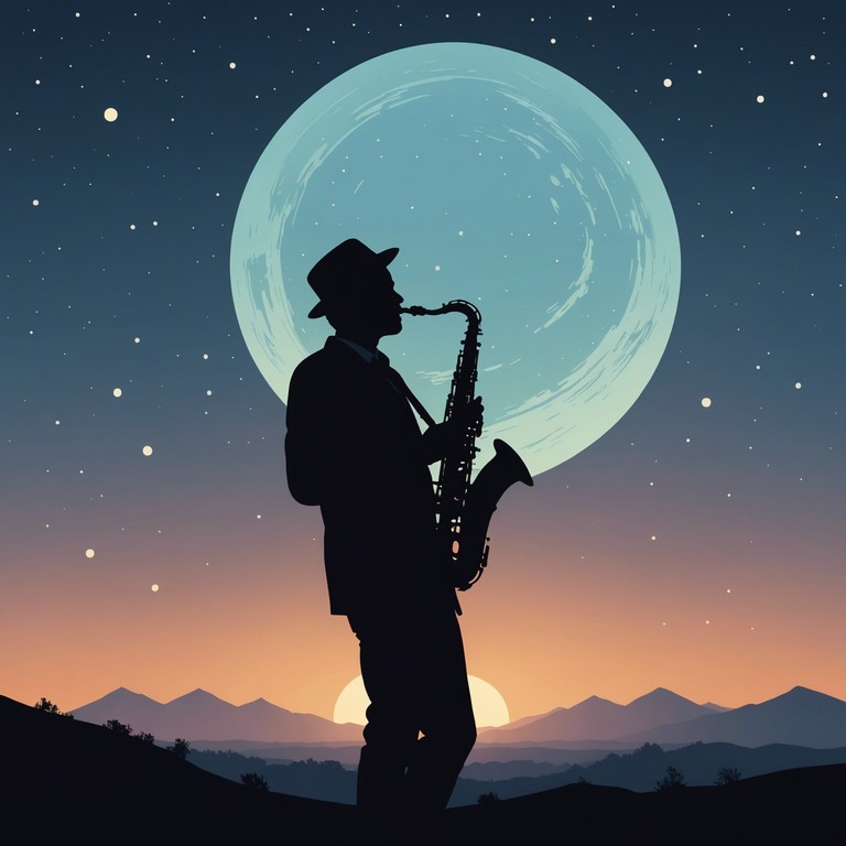 As night embraces the earth, this track offers a soulful reflection through smooth jazz tones that evoke a deep sense of calm and introspection. Perfect for late night musings or a peaceful close to the day.