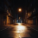 slow, melancholic instrumental portraying a lonely urban world