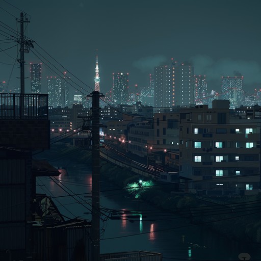 A calming track that captures the essence of a quiet night in tokyo, featuring smooth synthesizer melodies and soft rhythms, perfect for unwinding and relaxation.