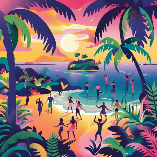 An upbeat instrumental cumbia song filled with energetic, danceable rhythms that evoke the vibrant atmosphere of a tropical island party. The music features traditional cumbia beats intertwined with tropical influences, creating a lively and infectious groove that invites you to dance and celebrate.