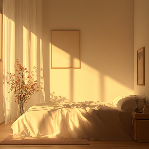 A serene instrumental with soft acoustic guitar touches, enveloping the listener in a hushed atmosphere ideal for personal reflection. The melody captures the serenity of a bedroom bathed in sunset light, inspiring deep and tranquil thoughts.