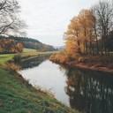 instrumental german schlager capturing serene riverbank feelings of autumn.