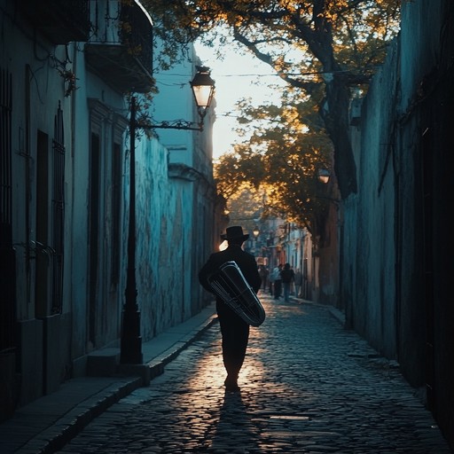 Imagine a dimly lit, narrow alley in buenos aires, where shadows dance on the ancient cobblestones. The sharp, melancholic strains of the bandoneon cut through the night air, conjuring images of lost loves and forbidden rendezvous. Each note carries the weight of unspoken words, and the music weaves a tale of passion and mystery, evoking a time when tango was the voice of the streets and hearts cried in unison.