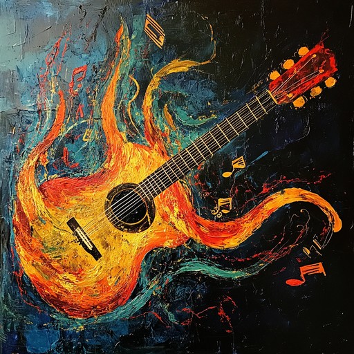 Experience a vibrant instrumental that fuses the fiery passion of flamenco guitar with the infectious grooves of funk rhythms. This track takes you on a journey through pulsating beats and emotional melodies, creating a soundscape that is both sensual and energizing. The seamless blend of styles evokes a mood that's perfect for dancing or simply losing yourself in the music.