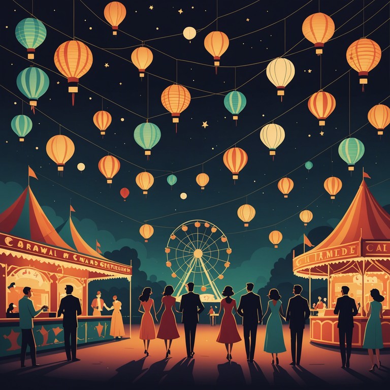 This track features provocative, swaying rhythms that encapsulate the essence of a moonlit carnival, creating a deeply sensual and enticing atmosphere. The music embodies the spirit of celebration but with a seductive twist, making it perfect for a late night revelry scene or an intimate dance sequence.