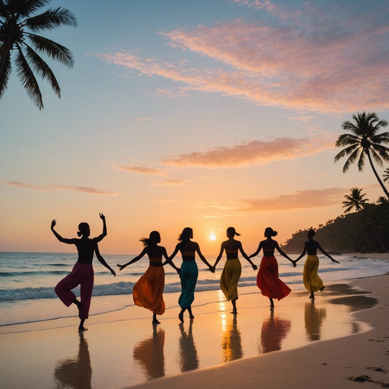 Crafted to mimic the feeling of a lively sunrise party, energize any morning with vibrant rhythms and joyous harmonies that complement the break of dawn. Optimized to jump start your day with a burst of happiness and dance.