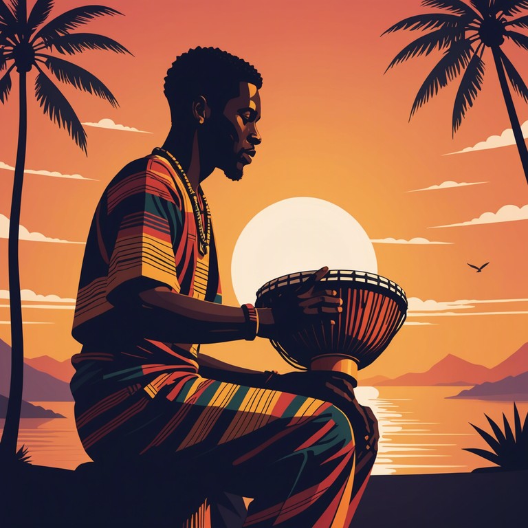 An empowering afrobeat track that uses the powerful rhythm of the djembe to foster a sense of joy and celebration. The music transcends simple entertainment, encouraging listeners to feel confident and energetic as they face their daily challenges.