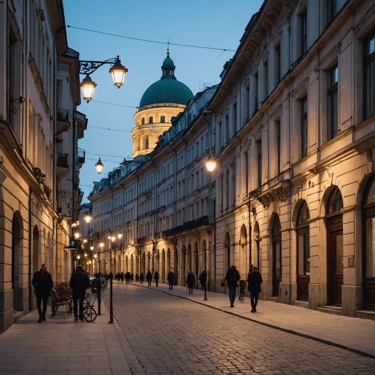 This composition blends traditional bulgarian chalga with sophisticated elements of classical music, crafted to showcase a harmonious dialogue between eastern and western melodical structures. It infuses contemporary beats with timeless instrumental narratives, capturing the essence of an evening stroll through sofia's lamp lit streets