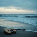 gentle guitar strumming for melancholy, reflective moments alone