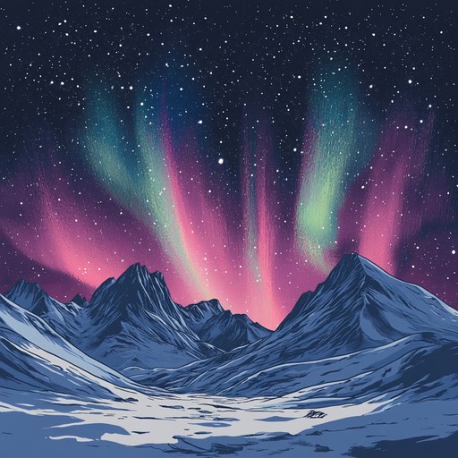 A captivating instrumental symphony that evokes the mesmerizing movements of the northern lights, blending lush orchestration with dynamic crescendos to portray a vivid celestial dance.