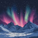 a vibrant symphonic piece capturing the aurora's dazzling dance