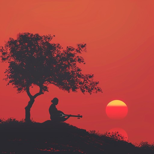 This track captures the essence of melancholy and longing through the beautiful and complex melodies of a traditional hindustani raga. The subtle nuances and emotive phrasings of the sitar lead the listener on a reflective journey of sorrow and yearning.