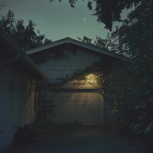 In a dimly lit garage, each electric guitar note lingers in the air, creating a canvas of contemplative sound that resonates with memories of the past. The music is softly driven, with strategic pauses adding depth and introspection, gently guiding the listener through a story of solitude and reflection.