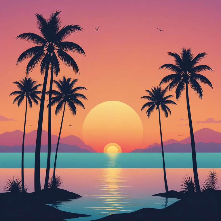 This track captures the essence of a perfect sunset scene, with smooth flowing melodies that rhythmically capture both the calm and exciting aspects of the evening. The overdrive elements provide a hint of energy, representing the vibrant colors of the sunset.