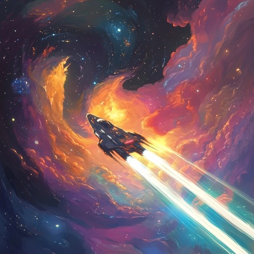 Dive into an expansive instrumental, featuring mesmerizing guitar solos interwoven with dreamy synths, painting a vivid tapestry of celestial and otherworldly visions. This progressive rock piece takes you on a voyage through the cosmos with intricate, evolving melodies and captivating sonic textures.