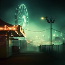 carnival noises mixed with eerie and haunted sounds