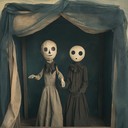 spooky yet playful sounds create surreal puppet nightmare.