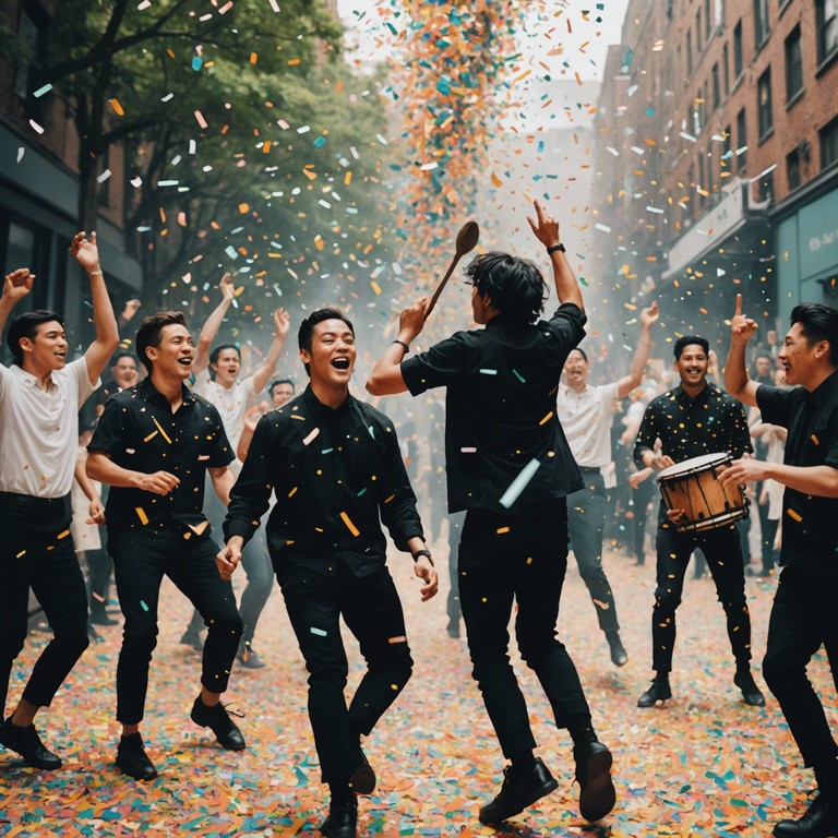 Imagine the streets of rio de janeiro during the biggest carnival, with everyone dancing to the rhythm of samba. The beats are infectious, encouraging you to move with joy and abandon under the brazilian sun.