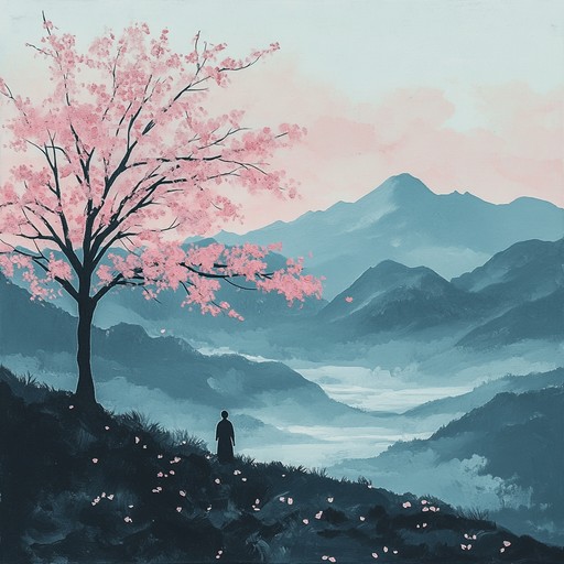 A serene piece combining shakuhachi and ambient sounds, offering a spiritual experience like beloved anime music. It transports listeners to tranquil realms, encouraging introspection and inner peace.