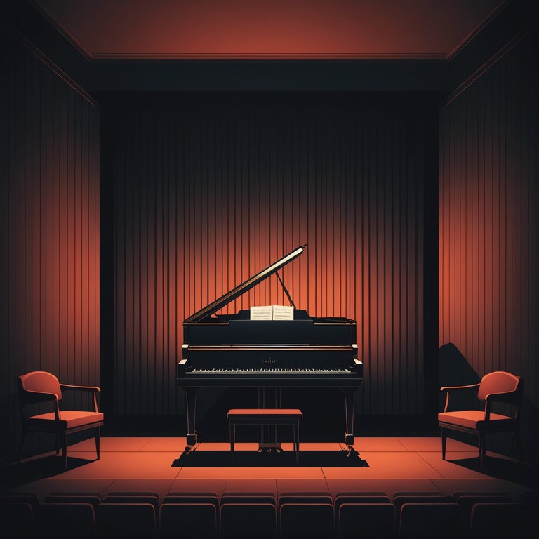 This piece imagines a solitary pianist on a vacant stage reflecting through music, the joy and sorrow of performances now past, inviting the listener into a reintimate dialogue with history.