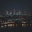 an energetic uk garage instrumental reflecting london's vibrant night scene