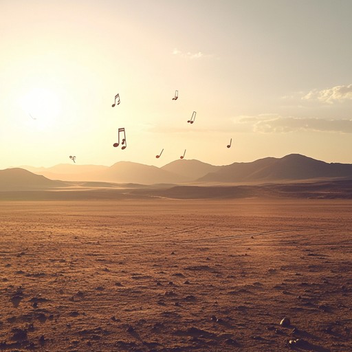 Immerse yourself in the tranquil rhythms of the desert at sunset. This piece combines ambient soundscapes with melodic lines from ethnic instruments, creating a serene atmosphere that soothes and calms. Ideal for relaxation, meditation, and creating a peaceful environment.