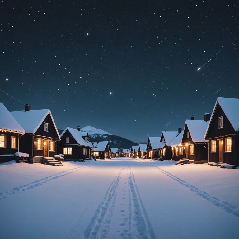 Imagine a serene, snow covered village under a starlit sky during christmas time, where every tingling bell sound feels like a sprinkle of magical dust. This track features gentle, resonant bell tones that capture the essence of a peaceful, mystical winter night.