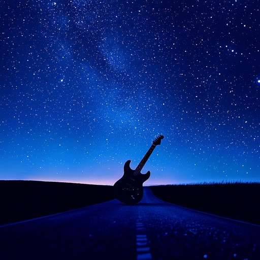 An instrumental blues track featuring driving electric guitar riffs and a steady rhythm that captures the excitement and freedom of a highway adventure