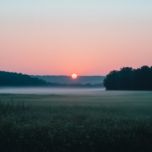 A delicate blend of soft strings and light piano melodies presenting a tranquil journey through the early moments of dawn, capturing the stillness and gentle awakening of nature, perfect for relaxation and introspection.