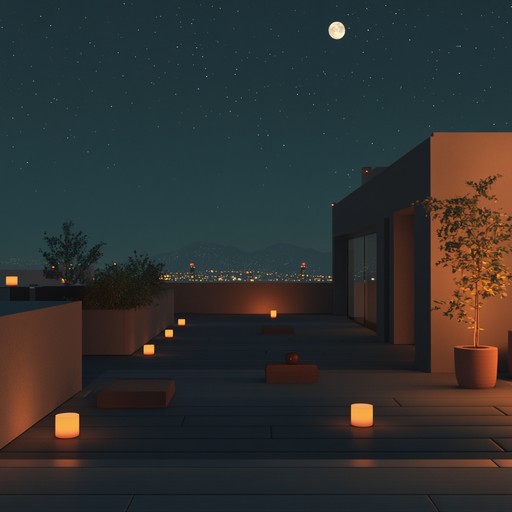 A heart wrenching instrumental piece featuring the gentle strum of an acoustic guitar, set against a backdrop of subtle ambient sounds. The music evokes the feeling of standing alone on a rooftop under the soft glow of candlelight, reminiscing about lost love amidst the city lights. Its tender, minimalist arrangement allows the listener to fully immerse in the profound sense of solitude and longing.