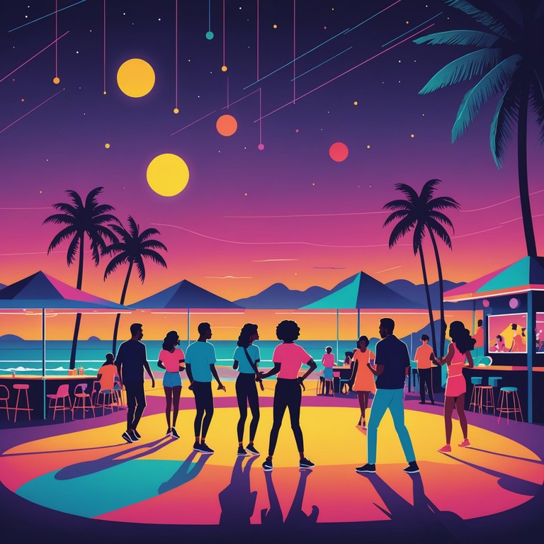 This track encapsulates the glittering essence of a perfect summertime disco party under neon lights with a funky bassline and uplifting melodies. The irresistible groove sets a buoyant, playful tone, perfect for nightclubs or a beach party at sunset.