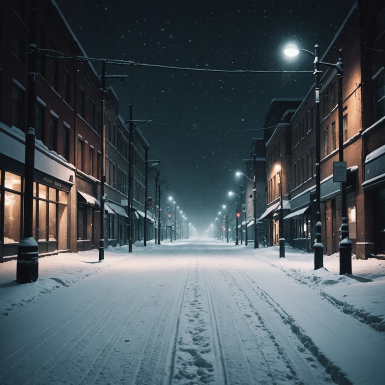 As the world quiets under a fresh layer of snow, a sense of unease grows amidst the seasonal cheer. This track captures the contrasting emotions of a holiday season that is both visually stunning yet emotionally turbulent. The music mirrors the serene, yet haunting quiet of a cityscape covered in snow, providing a contemplative background to the anxieties often felt during the end of year holidays. Built around minimalist piano compositions, the rhythm mimics gentle yet relentless snowfall with a ruminative melody that delves deep into the psyche.