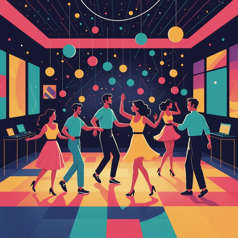 This track captures the essence of a vibrant, old school dance floor with a modern twist. Imagine city lights, energetic dance moves, and a feel good atmosphere that brings back the best of the '90s mixed with today's sound. A groovy bassline and sultry brass set the tone for a night of uninhibited fun.