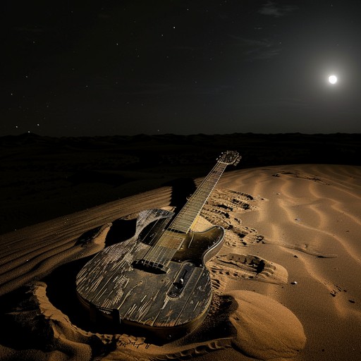 An evocative instrumental capturing the sultry charm of americana nights with a gentle twang and atmospheric backdrops, perfect for late night contemplation and moonlit dances in the desert landscapes