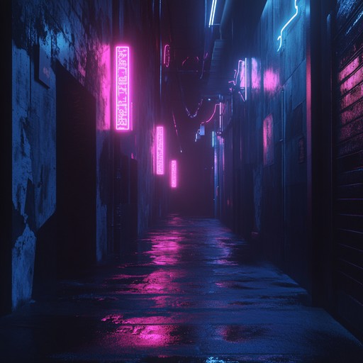 Navigate through dark alleyways of a dystopian future, where heavy beats and dark synths create a pulse of unease and anxiety. The intricate layers build suspense and tension throughout the track