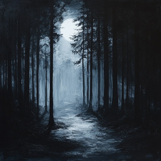 A captivating folk rock piece with mysterious undertones, swaying rhythms and atmospheric instrumentation. It evokes an otherworldly journey through a moonlit forest, where shadows dance and secrets whisper among the trees